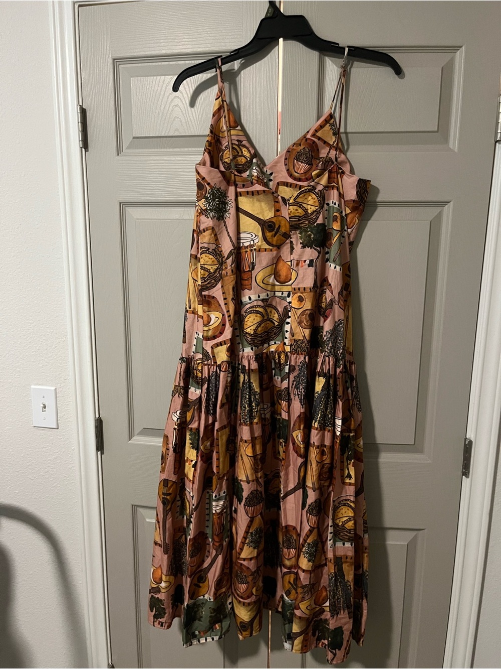 Farm Rio bohemian midi dress drop waist NWT - Picture 6 of 7